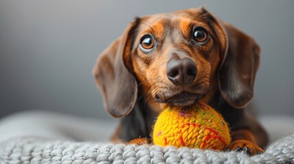 dachshund sausage dog reading a newspaper magazine , isolated on white background