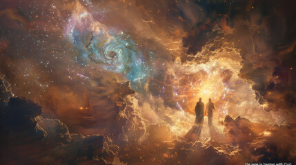 Wall Mural - A heavenly scene for 