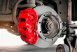 truck brake disc with caliper