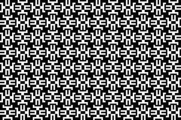 Poster - black and white seamless textile pattern. Endless repeating pattern in black and white colors. Abstract geometric decorative ornamental design for fabric swatch, textile, graphic design, wrapping. 