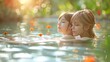 © Elena - A mother and daughter are enjoying a pampering spa day together, bonding over relaxation and self-care. The concept of maternal bonding and wellness is portrayed in this scene.