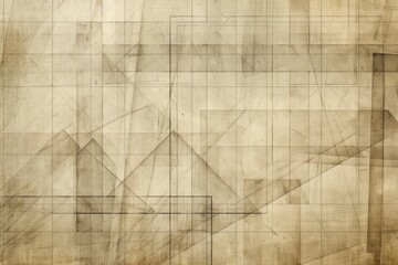 Subtle geometric grid, faded lines, vintage paper texture