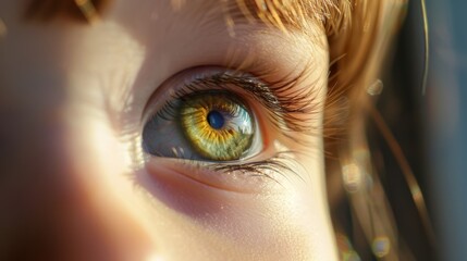 Canvas Print - A Close-up of the Human Eye