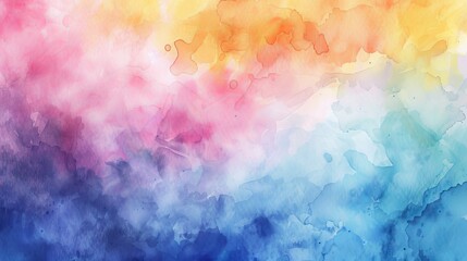 Aufkleber - Colorful watercolor background.