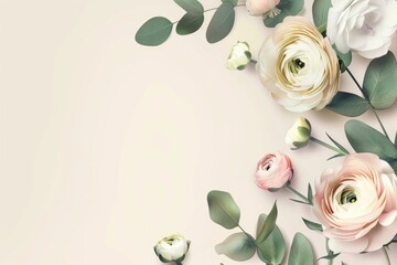 Poster - Colorful flowers displayed on a table. Suitable for various occasions