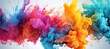 colorful watercolor ink splashes, paint 403