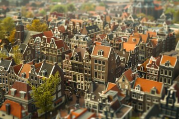 Aufkleber - Cityscape aerial view, perfect for urban concepts