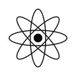 nuclear symbol on a white background