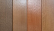 multi color tone of hard wood flooring tile samples in close up view. interior wooden material samples chart for selection. samples of different color palette of wooden flooring.