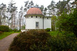 Przepiękne ogrody w obserwatorium, Piwnice koło Torunia, Polska