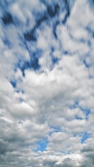 Wall Mural - cumulus air front time lapse