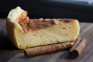 South African milk tart. 