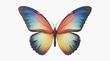 Poster - A vibrant butterfly in flight, suitable for various projects