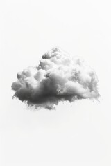 Poster - A black and white photo of a cloud in the sky. Suitable for various design projects