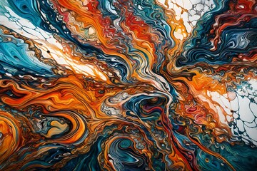 Poster - abstract background with water