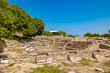 Odeon of Troy ancient city. Roman era of Troy concept photo