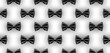 Black bow tie on white background. Elegance men's style symbol seamless background. AI graphic.
