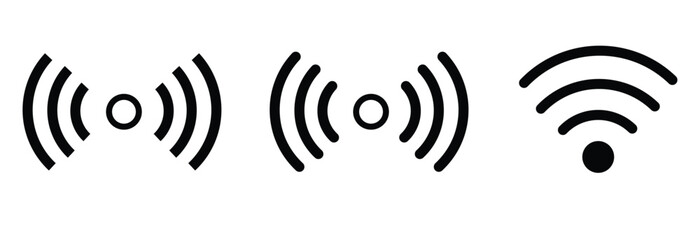 Wall Mural - antenna icon. communication tower icon. radio tower icon symbol, vector illustration on white backgr