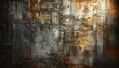 horizontal old metal texture with rust