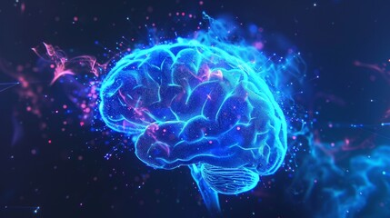 digital blue light human brain