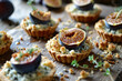 fig tortillas with Bleu de Gex.crispy topped with ripe, sweet fig slices and rich Bleu de Gex crumbs,