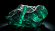 a huge emerald