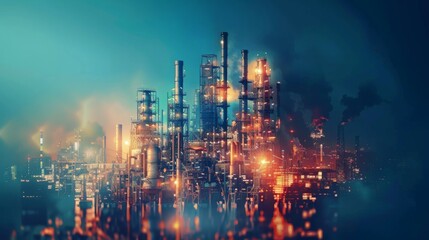 Aufkleber - Technology of industry concept. IoT (Internet of Things). INDUSTRY4.0
