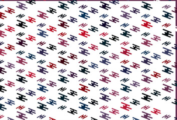 Poster - Light Blue, Red vector pattern with narrow lines.
