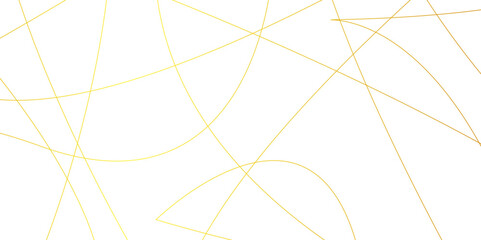 Wall Mural - Abstract white background with golden and orange lines .golden geometric random chaotic creative lines background backdrop .luxury modern technology concept diagonal line .