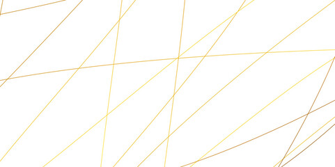 Abstract white background with golden lines .golden geometric random chaotic creative lines background backdrop .luxury modern technology concept diagonal line .