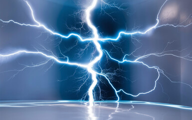 Electrical lightning discharge.