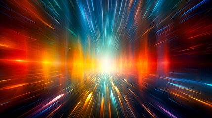 Wall Mural - abstract colorful glowing technology background. shiny backdrop with copy space.