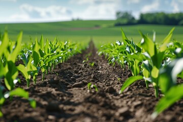 Poster - Advanced Agriculture business tech. Smart science. Generate Ai