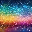Colorful confetti in motion