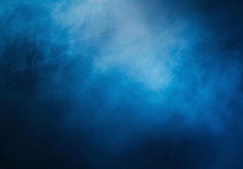 Wall Mural - Abstract blue gradient background with blurred grainy texture