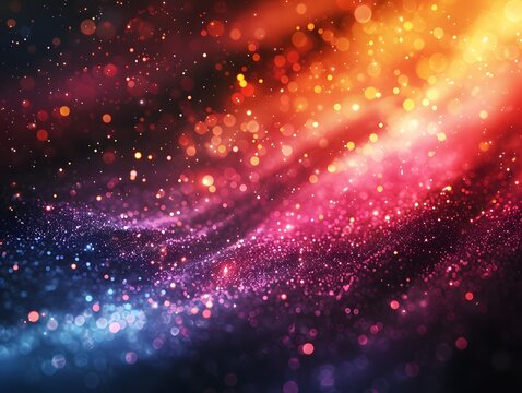 Bright gradient background with colorful grains. It represents a mix of energy, movement, fun and liveliness with the grain of old computer graphics or noisy TV. It has a retro or futuristic feel.