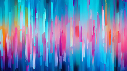 Wall Mural - A Mesmerizing 3D Abstract Multicolor Visualization