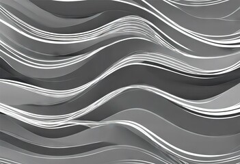 Wall Mural - 'background pattern texture template Abstract your grey ideas lines waves white'