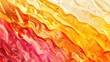 A vibrant close up painting featuring an Amber and Orange color palette with a marble texture, evoking an atmospheric phenomenon with heat and sky elements AIG50