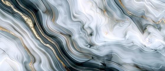 Poster - Abstract marble stone texture background with smooth wavy lines, elegant and modern design. 
