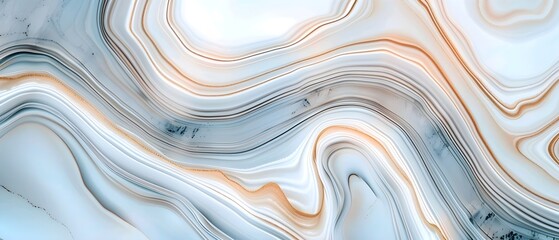 Poster - Abstract marble stone texture background with smooth wavy lines, elegant and modern design. 