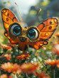 butterfly, 3D illustration, digital art, realistic, lifelike, detailed, colorful, insect, wings, flutter, delicate, nature, beauty, flight, transformation, metamorphosis, computer-generated, animated,