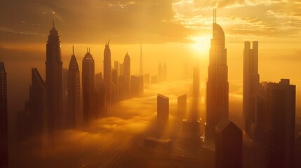 Wall Mural - dubais panoramic  