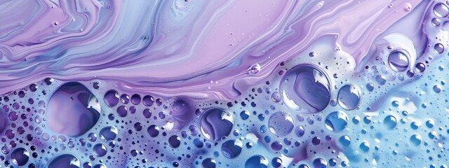 Wall Mural - abstract blue and purple liquid background.