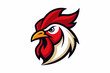 rooster head logo vector illustration