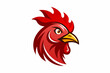 rooster head logo vector illustration
