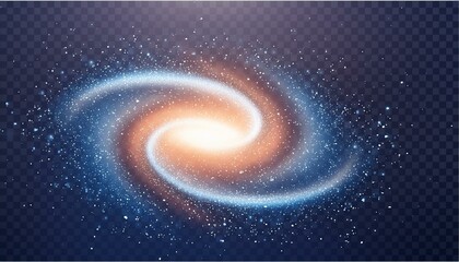 Wall Mural - cosmic galaxy, meticulously rendered with vibrant colors and intricate details to evoke the vastness