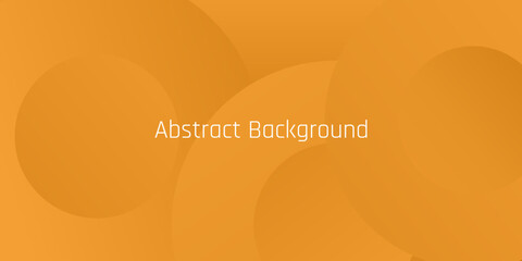 Wall Mural - abstract background with orange circles