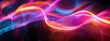 abstract colorful background illuminated with colorful neon light Glowing curvy line Simple wallpaper