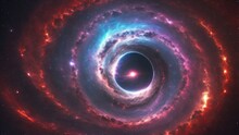 Spiral Galaxy In Space, Black Hole Galaxy In Space, Wallpaper Black Hole, Wallpaper Galaxy